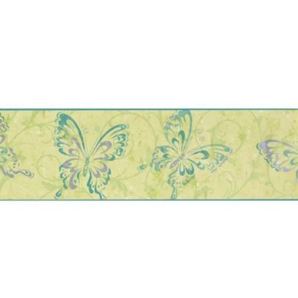 Wallpaper Border Butterfly Girl's Room